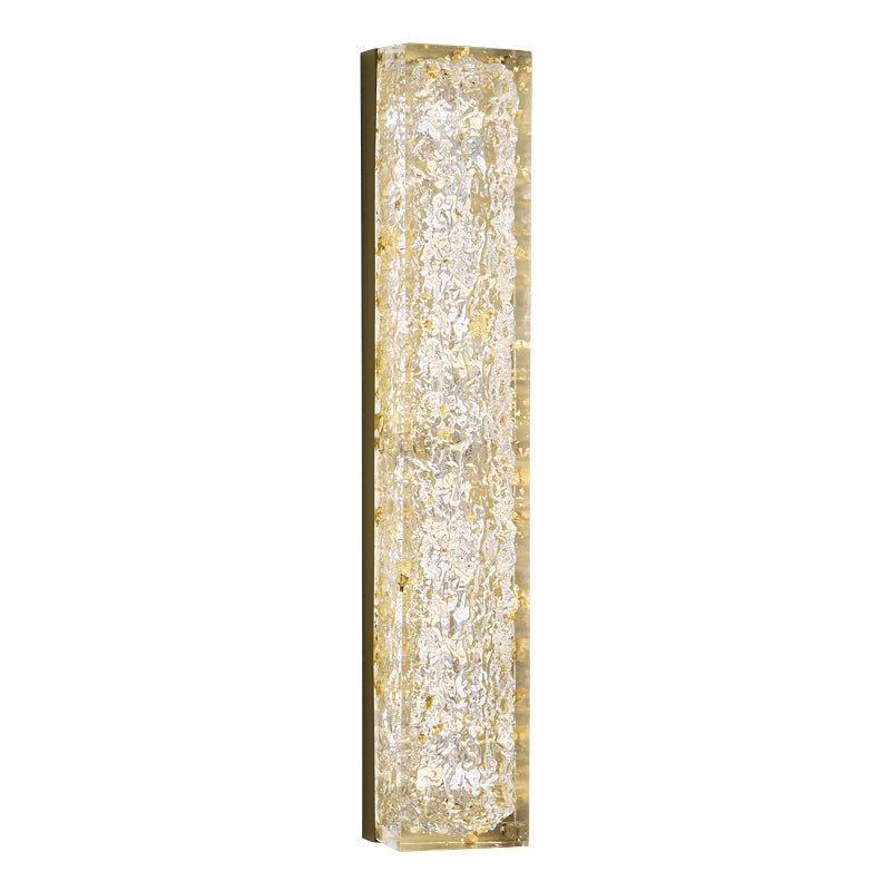 Mavi Prismatische rechthoekige hars wandlamp