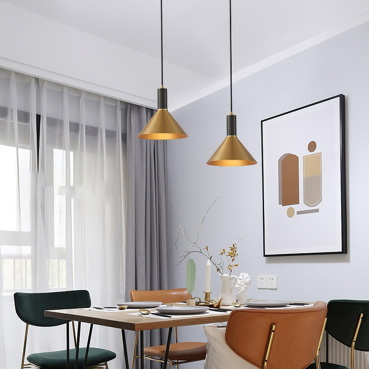 Casalelia hanglamp van messing
