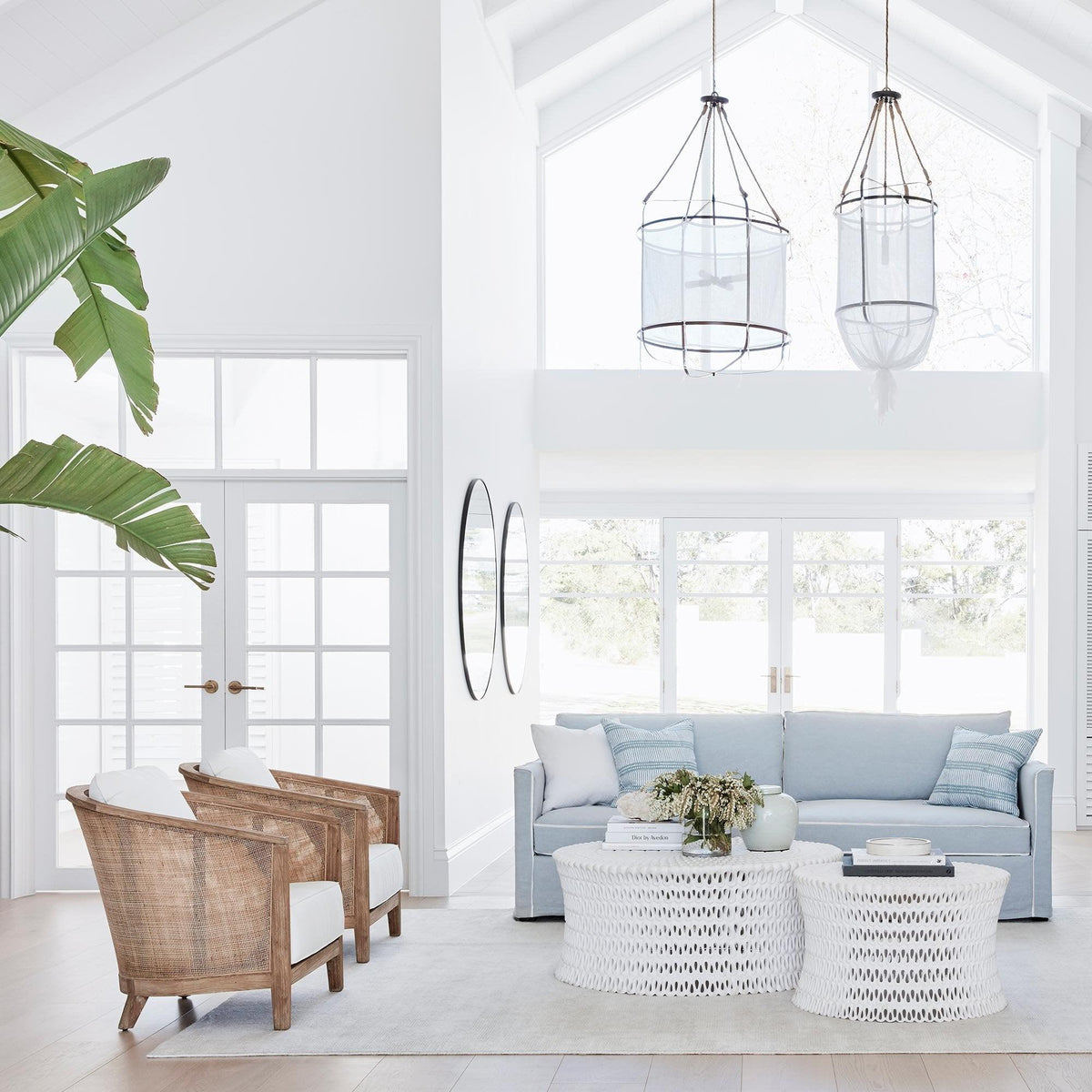 Lininora linnen bohemian hanglamp