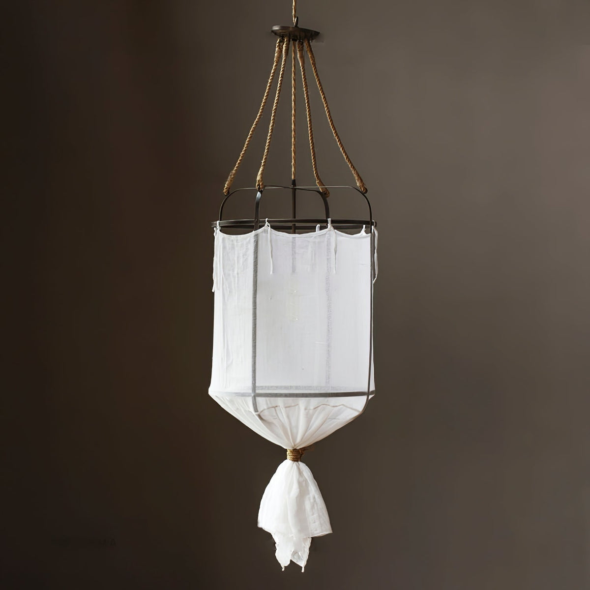 Lininora linnen bohemian hanglamp