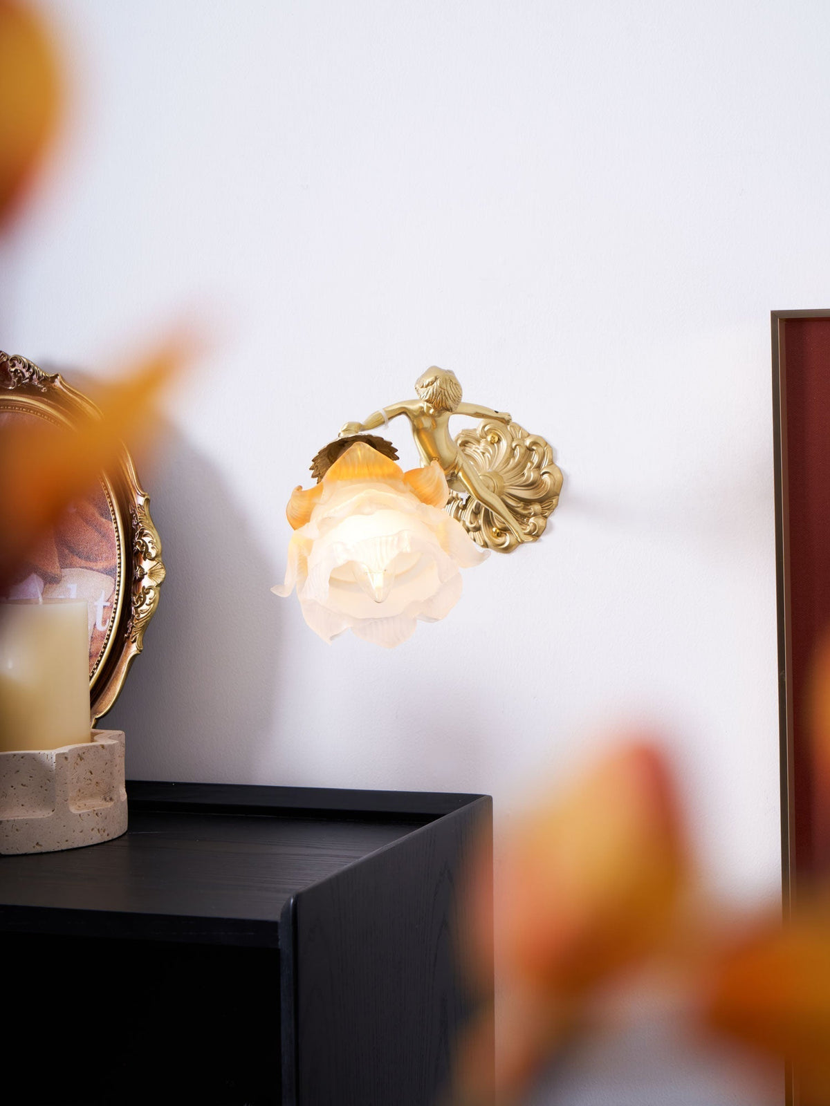 Bex Flying Angel wandlamp van glas