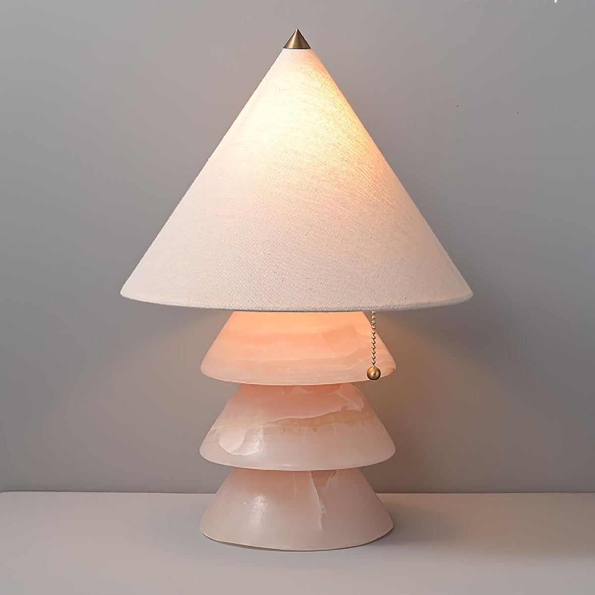 Pyramid Retro marmeren tafellamp