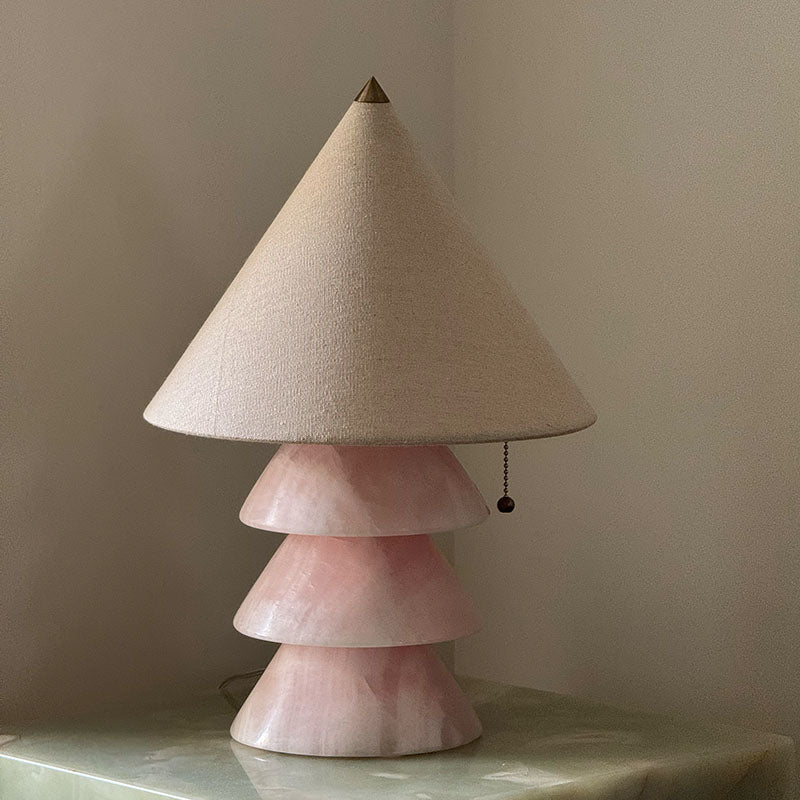 Pyramid Retro marmeren tafellamp