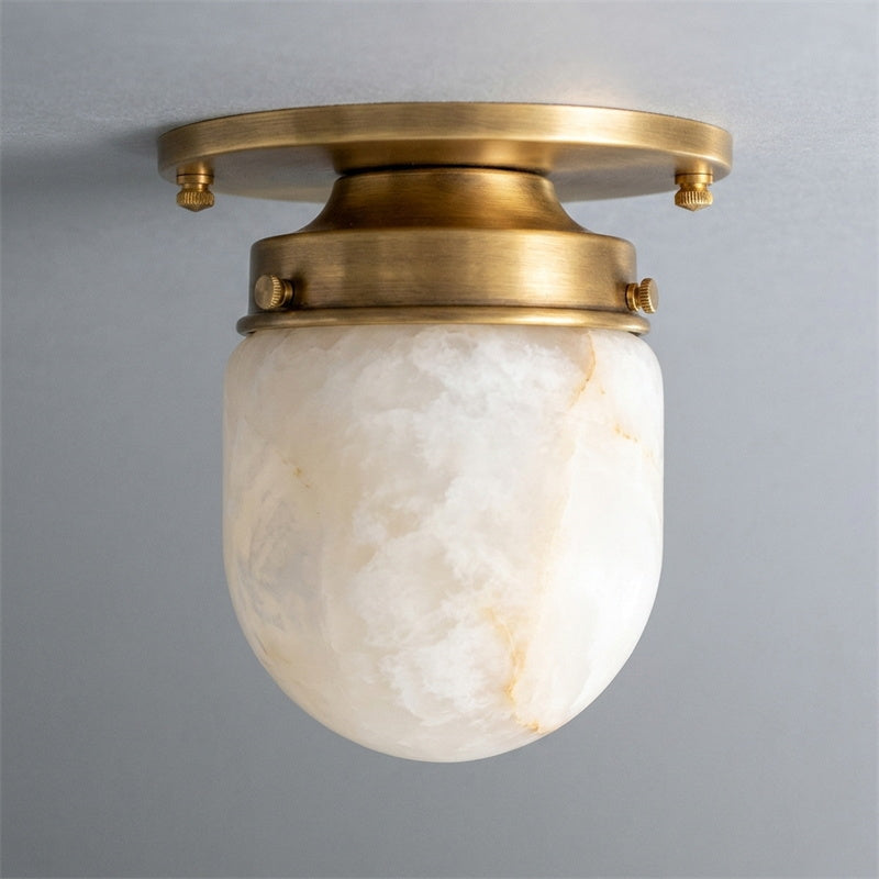 Bullet-shaped albasten plafondlamp