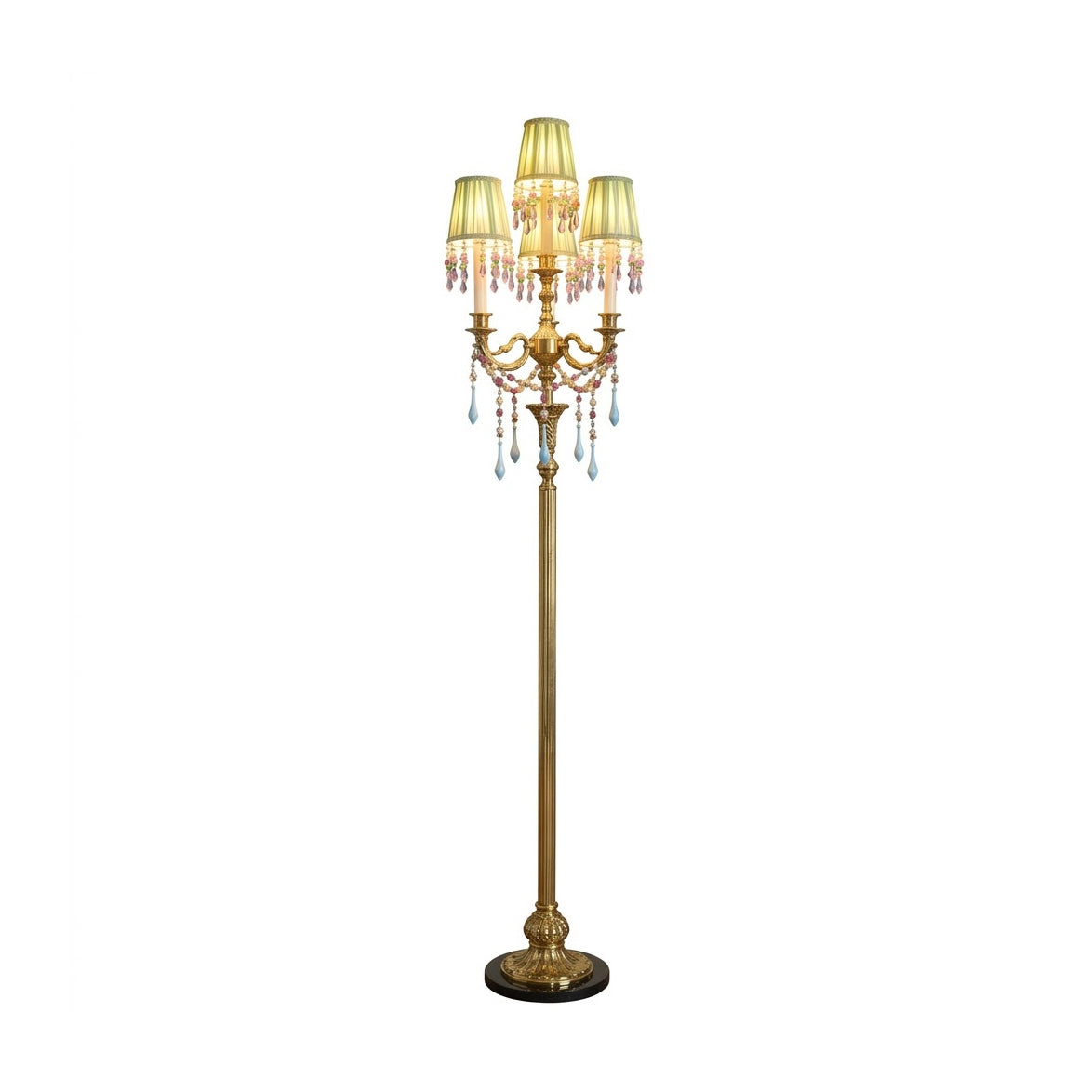 Veleia geplooide vloerlamp