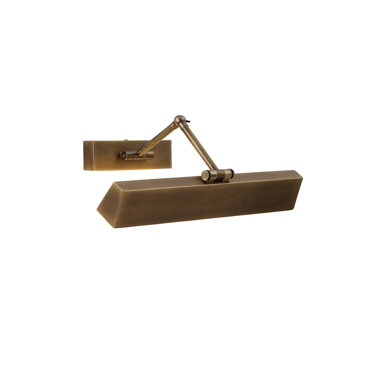Auraraine wandlamp met rotatie in messing