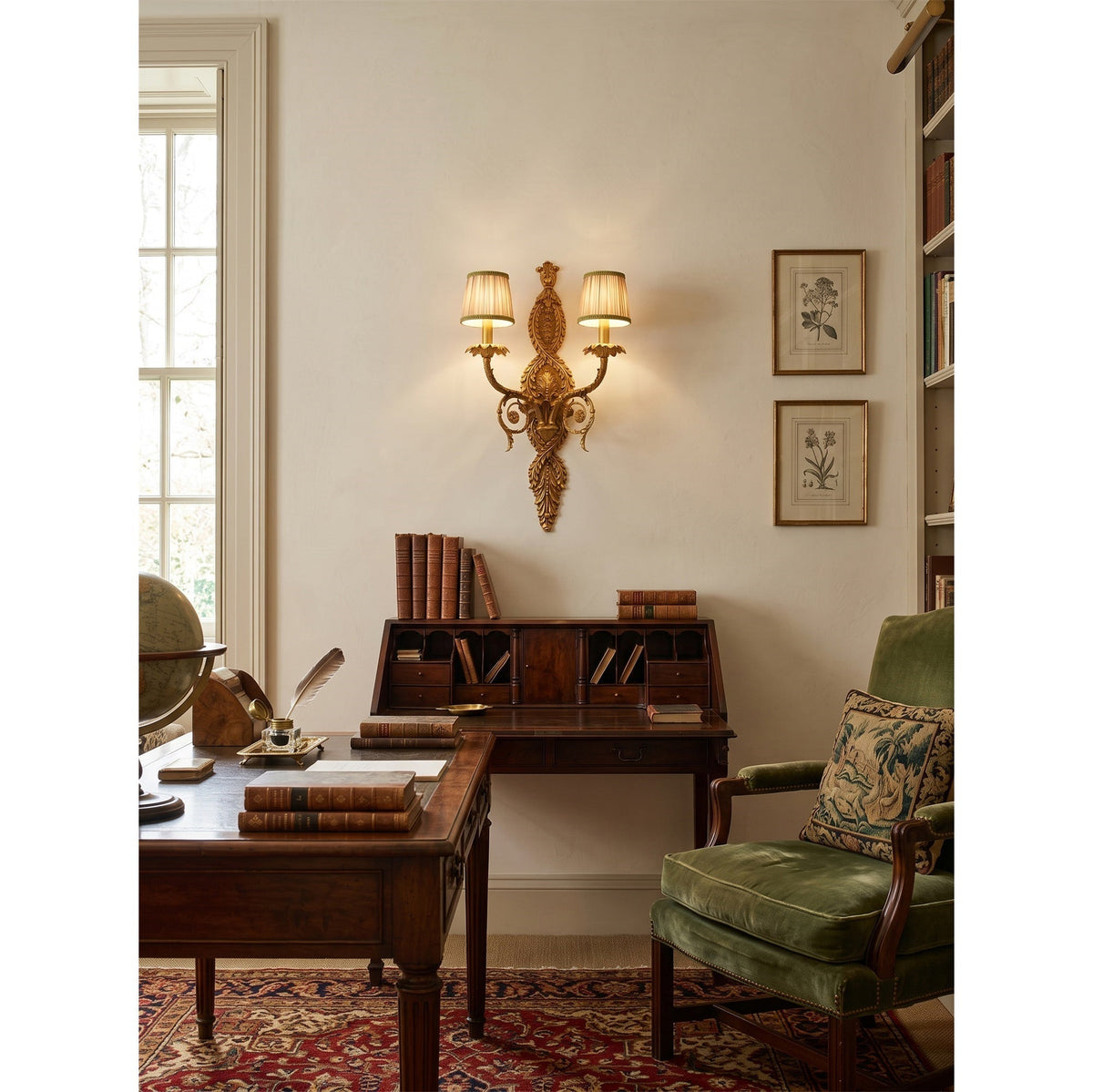 Regals wandlamp