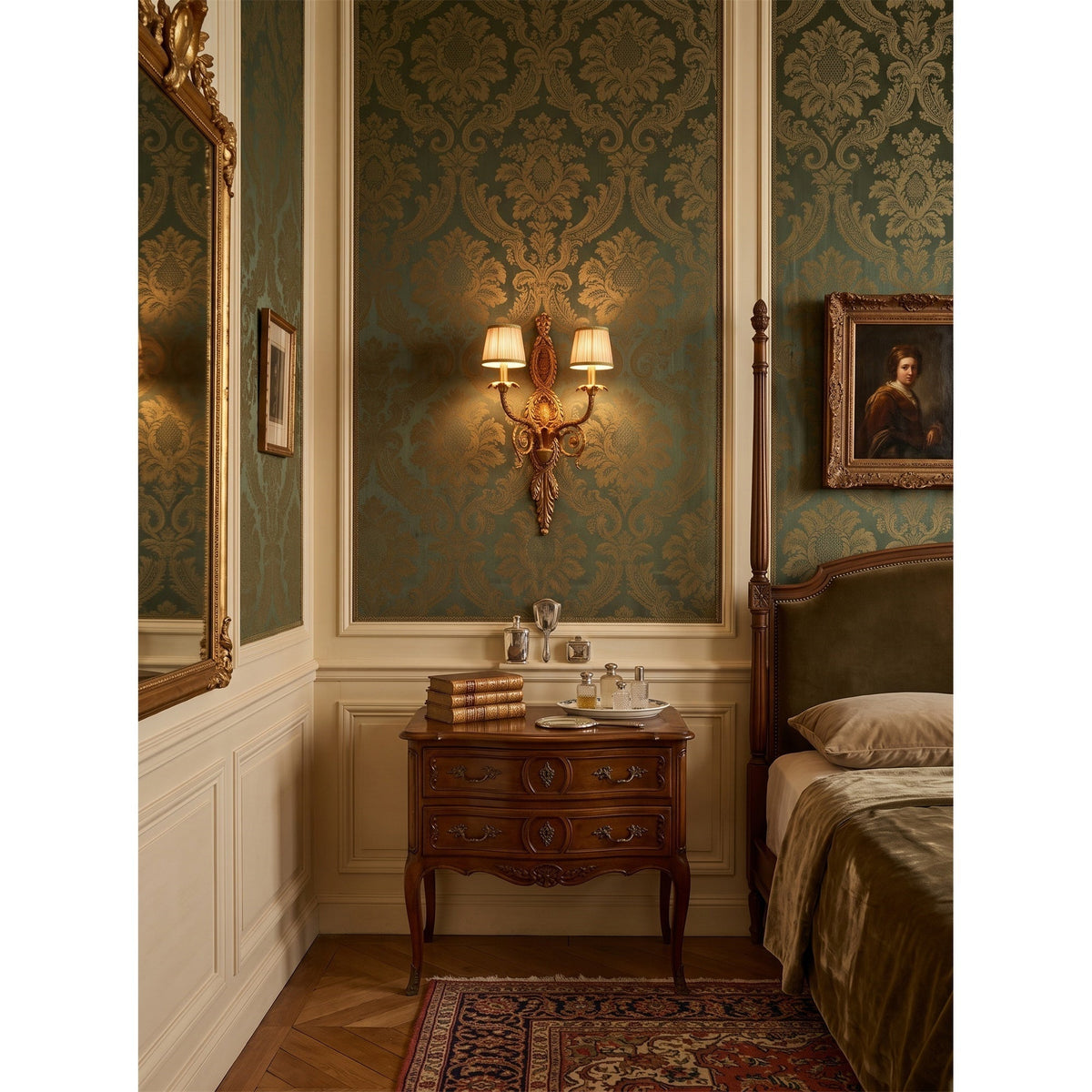 Regals wandlamp