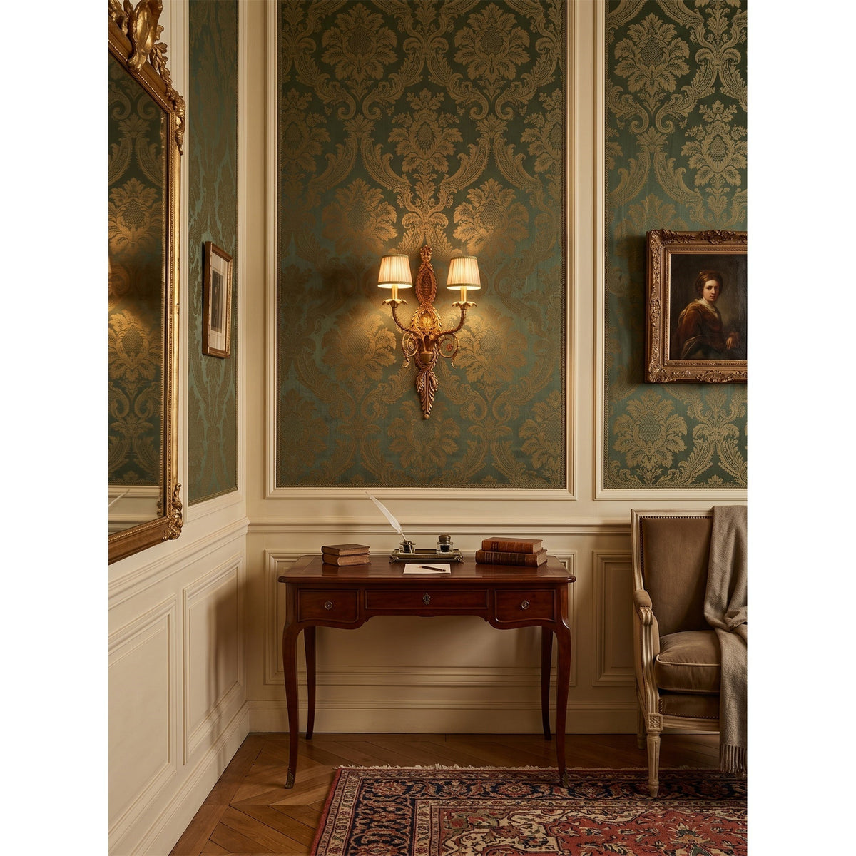 Regals wandlamp