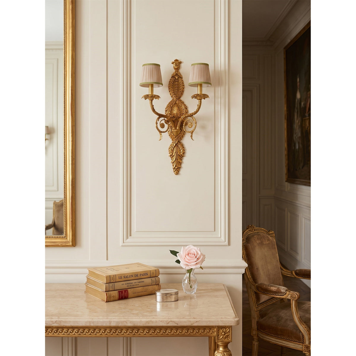 Regals wandlamp