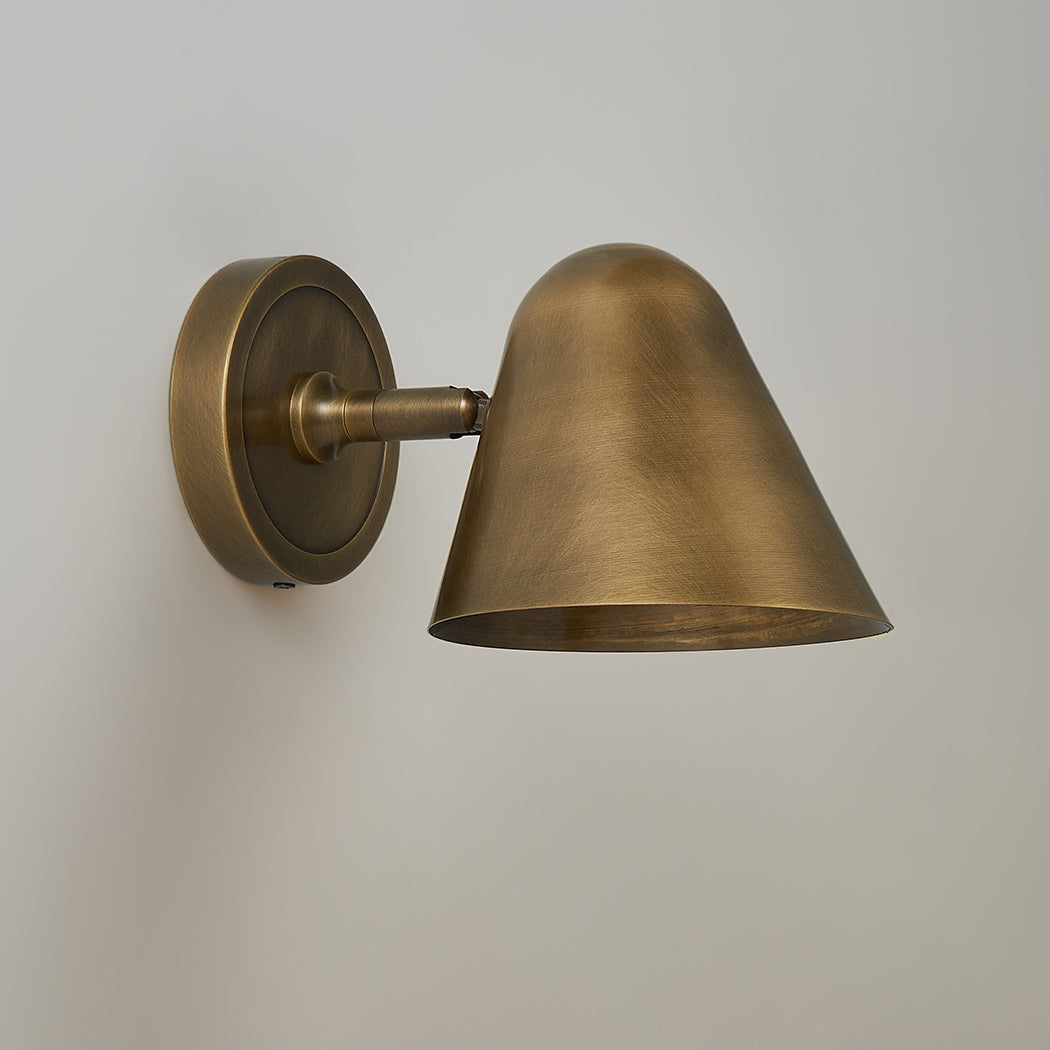 Orelelaria wandlamp met afwerking Antique Bronze