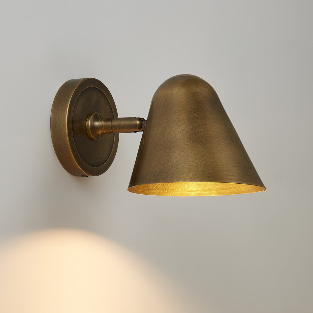 Orelelaria wandlamp met afwerking Antique Bronze