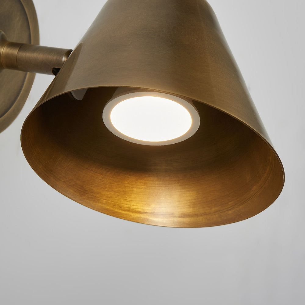 Orelelaria wandlamp met afwerking Antique Bronze