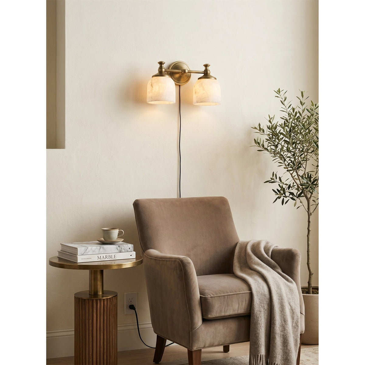 Pembroke wandlamp