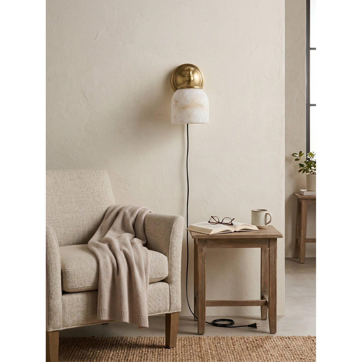 Pembroke wandlamp