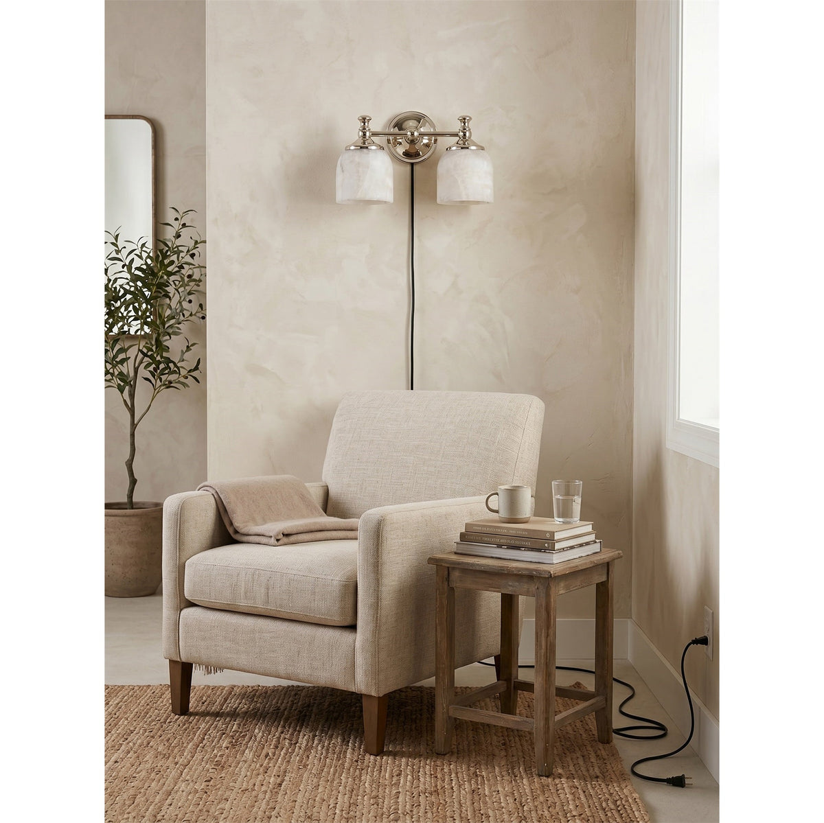 Pembroke wandlamp