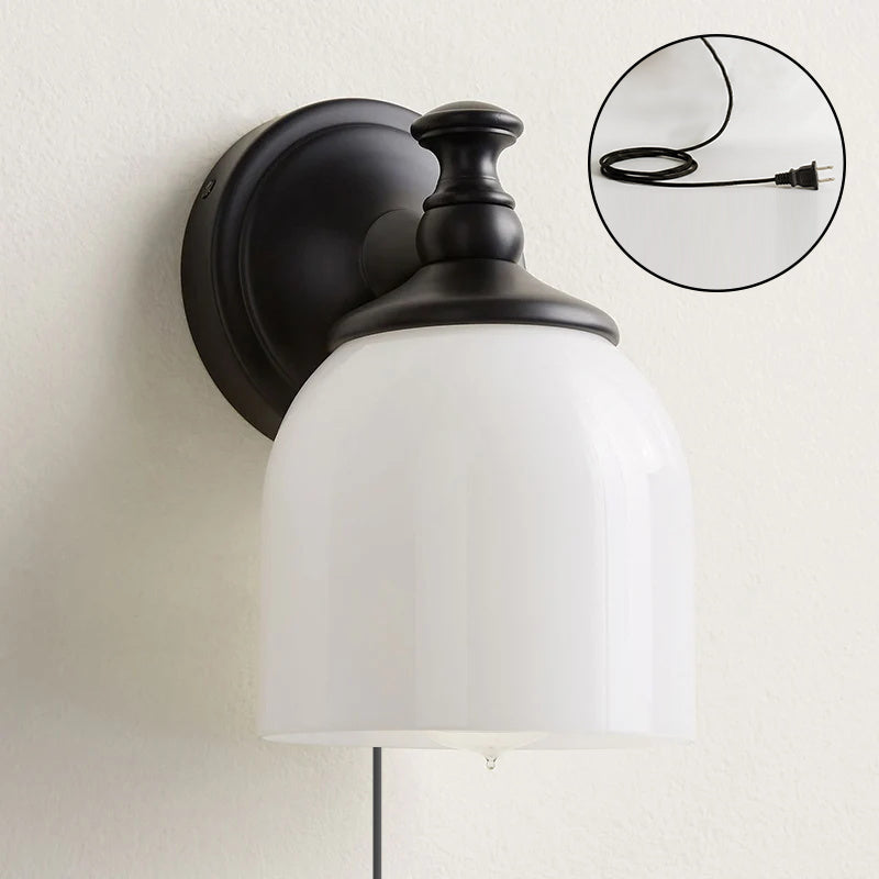 Celiaya Chart-glas wandlamp met stekker