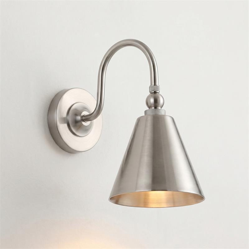 Forna messing wandlamp