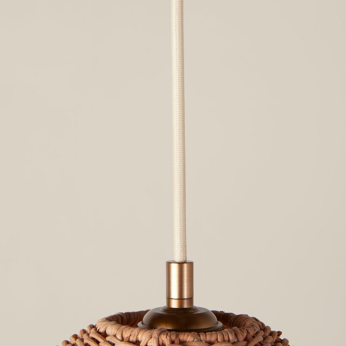 Kasbah hanglamp van rotan met conische vorm