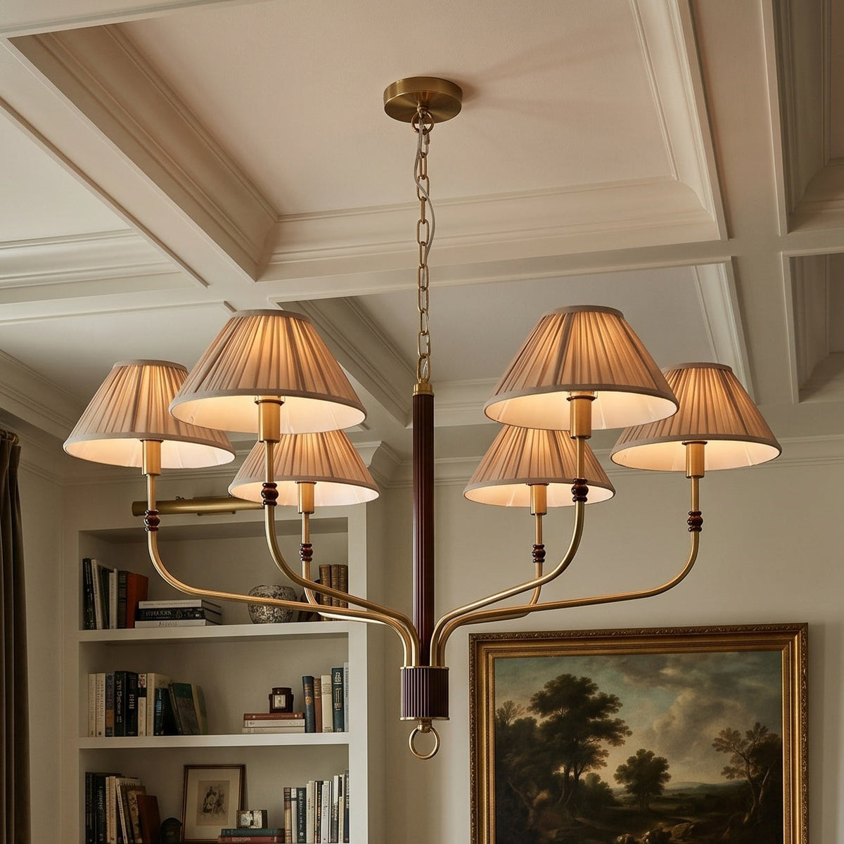 Fayron geplooide kroonluchter