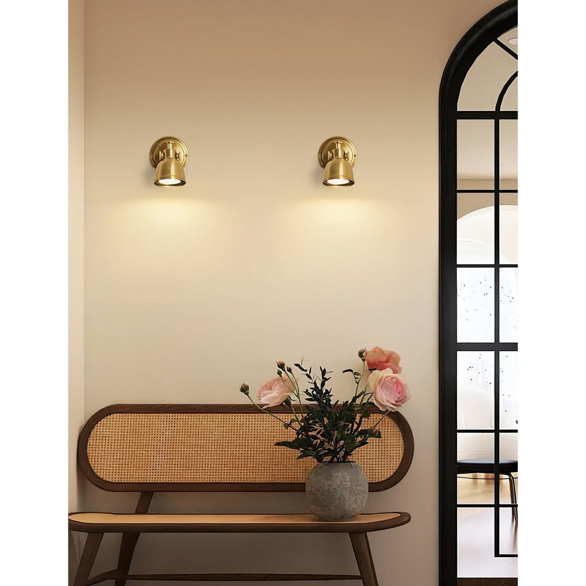 Kaldor wandlamp nikkel