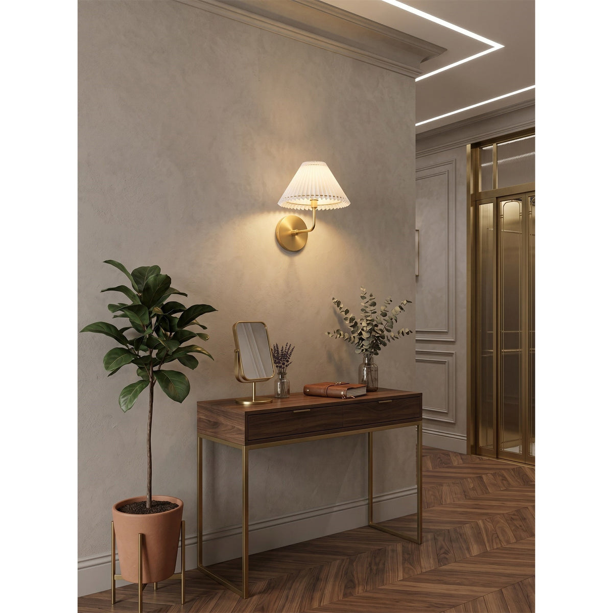 Cirinora wandlamp stof