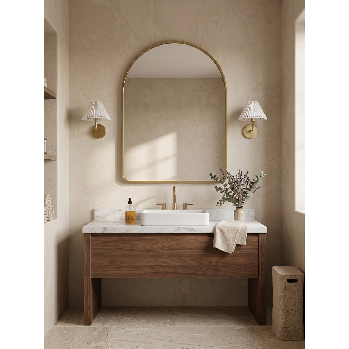 Cirinora wandlamp stof