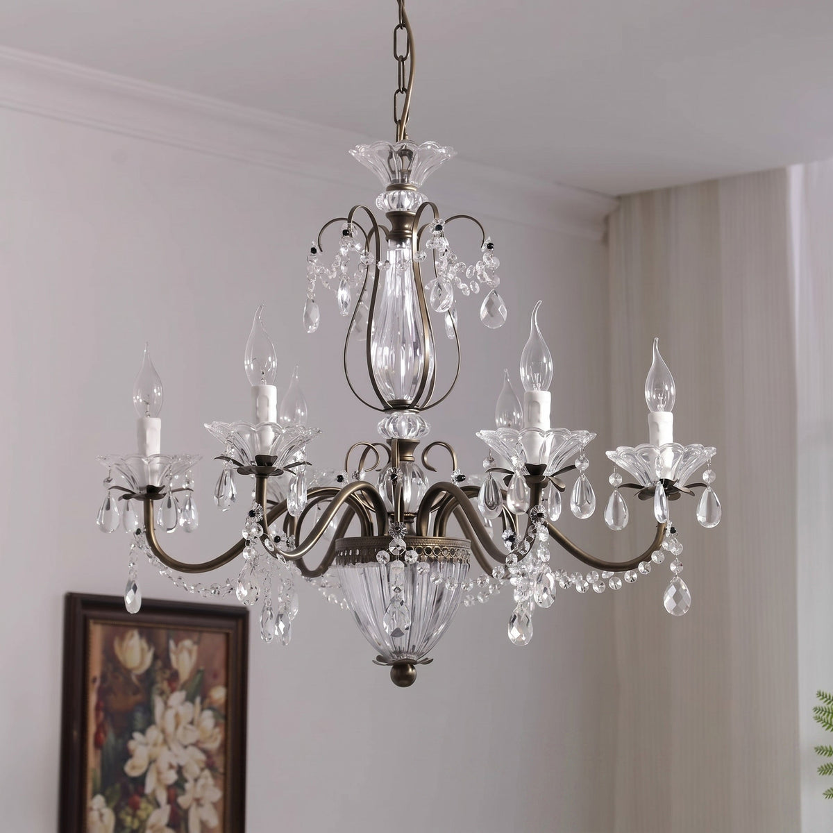 Venatici kristal kroonluchter