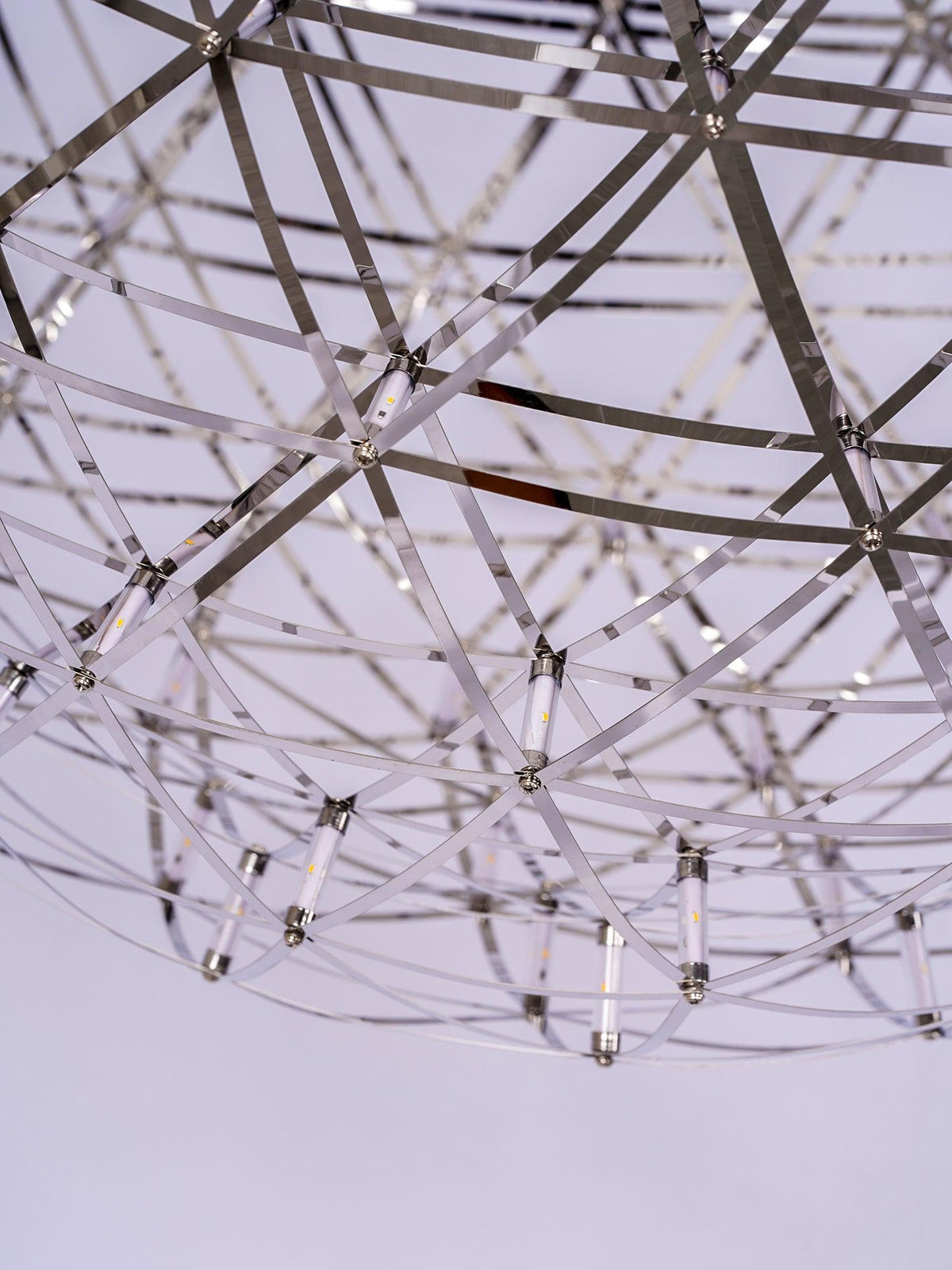 Delcourt Silver Spark Ball hanglamp