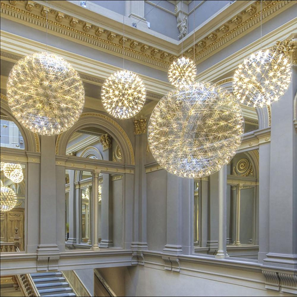 Sylvarin Goud Draad Cluster hanglamp Geometrisch Metaal Woonkamer