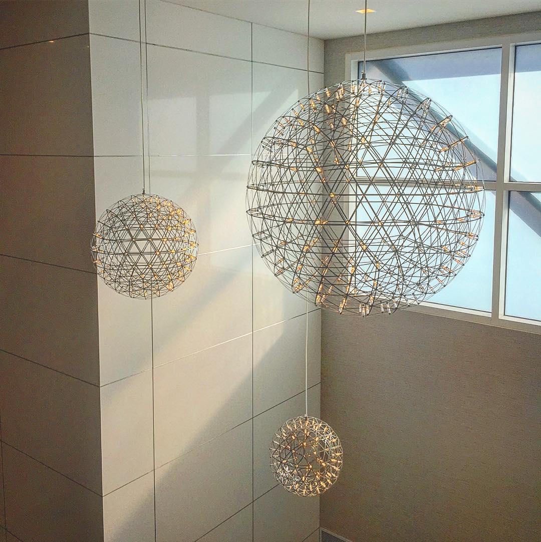 Sylvarin Goud Draad Cluster hanglamp Geometrisch Metaal Woonkamer
