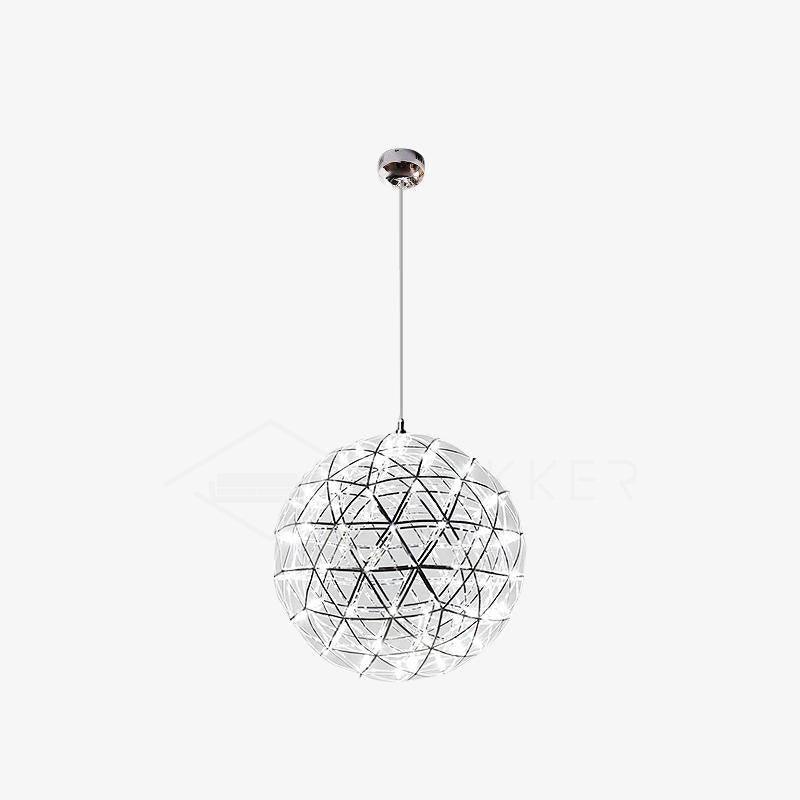 Delcourt Silver Spark Ball hanglamp