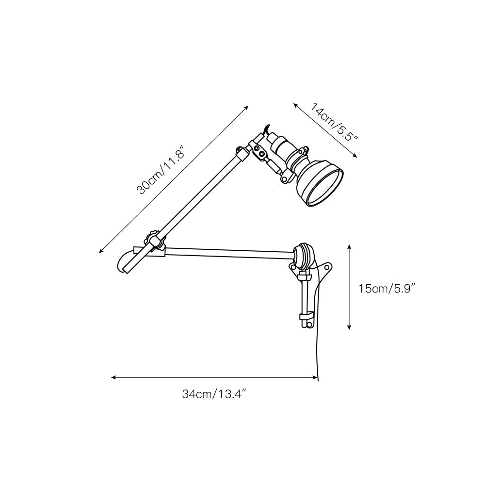Elaaise wandlamp