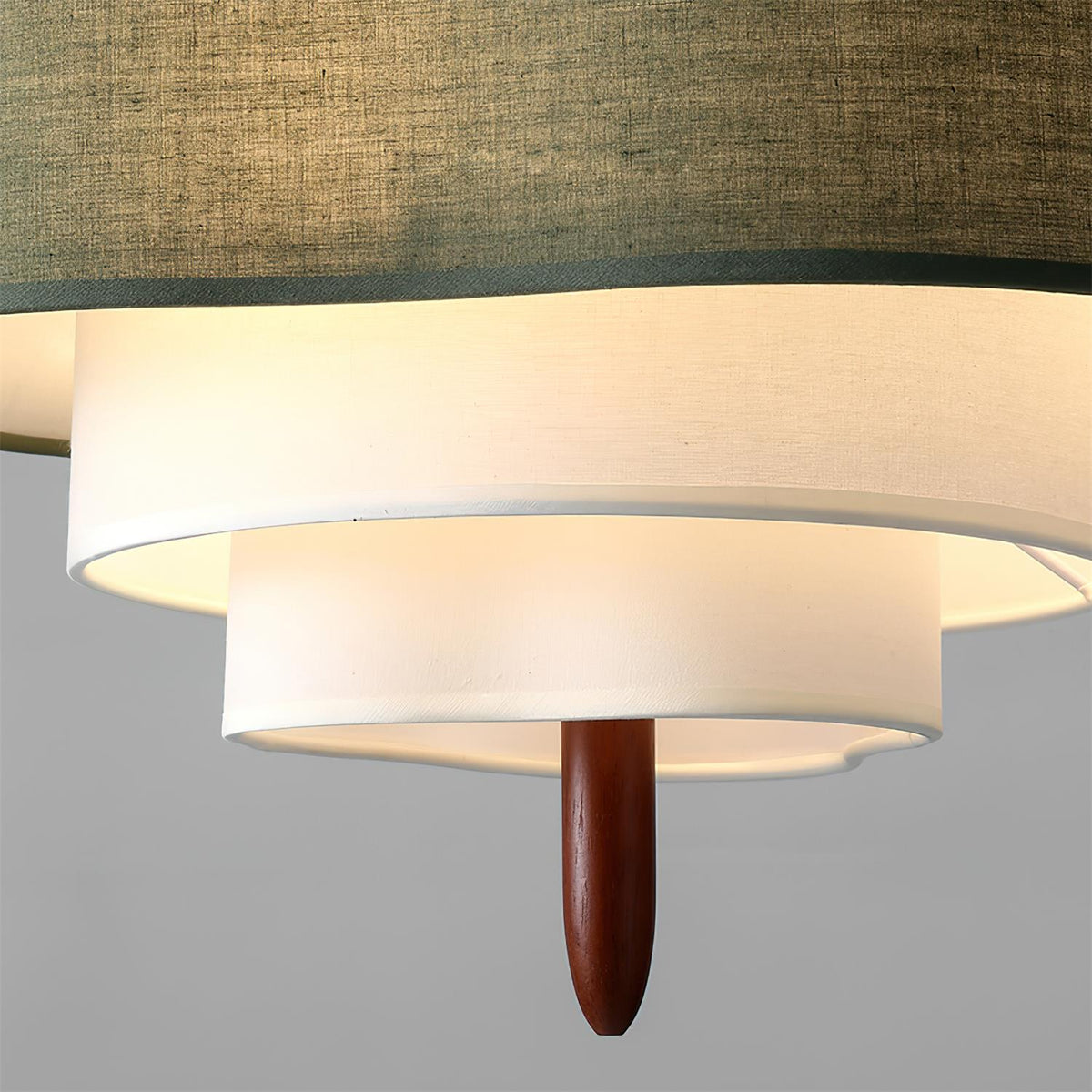 Greta Groene Stof hanglamp