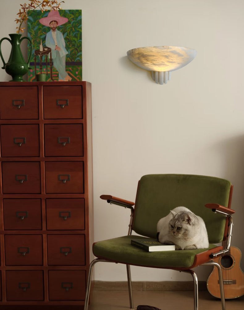 Rare albasten wandlamp