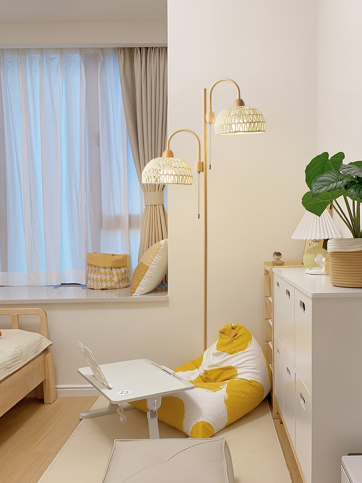 Tor vloerlamp minimalistisch beige