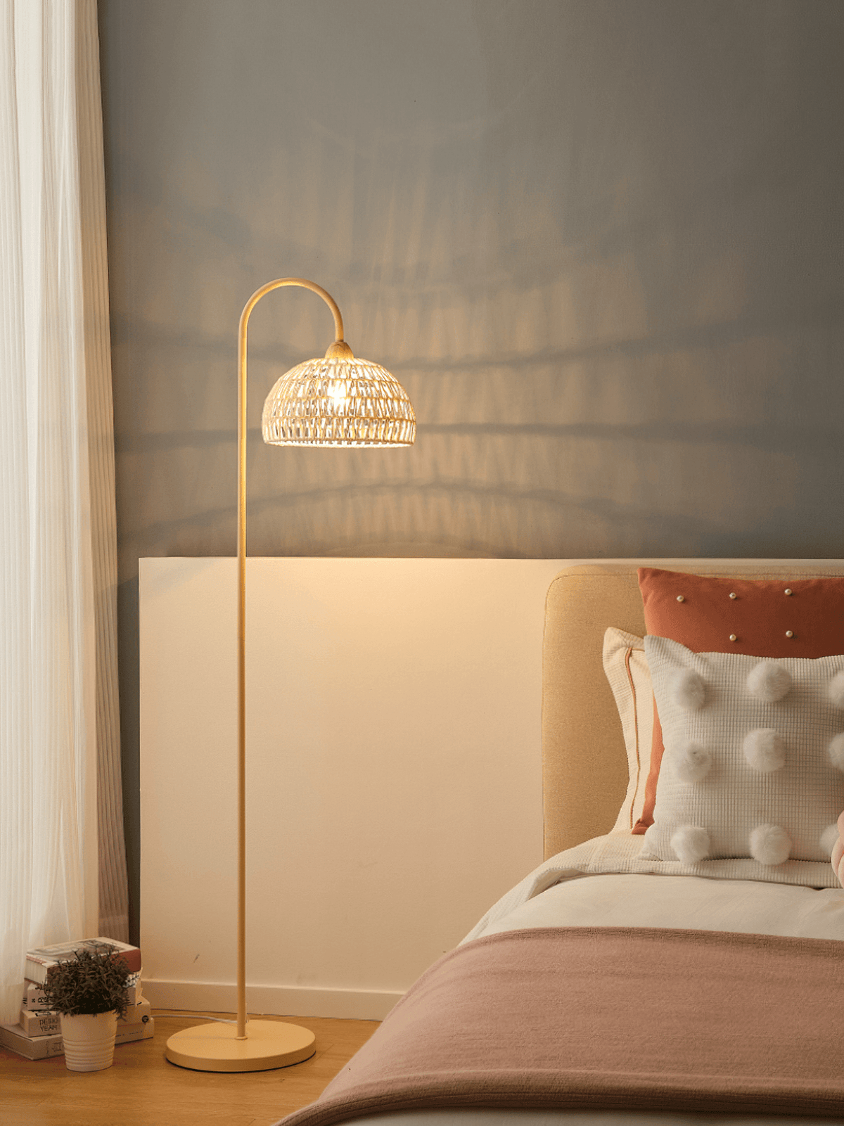 Tor vloerlamp minimalistisch beige