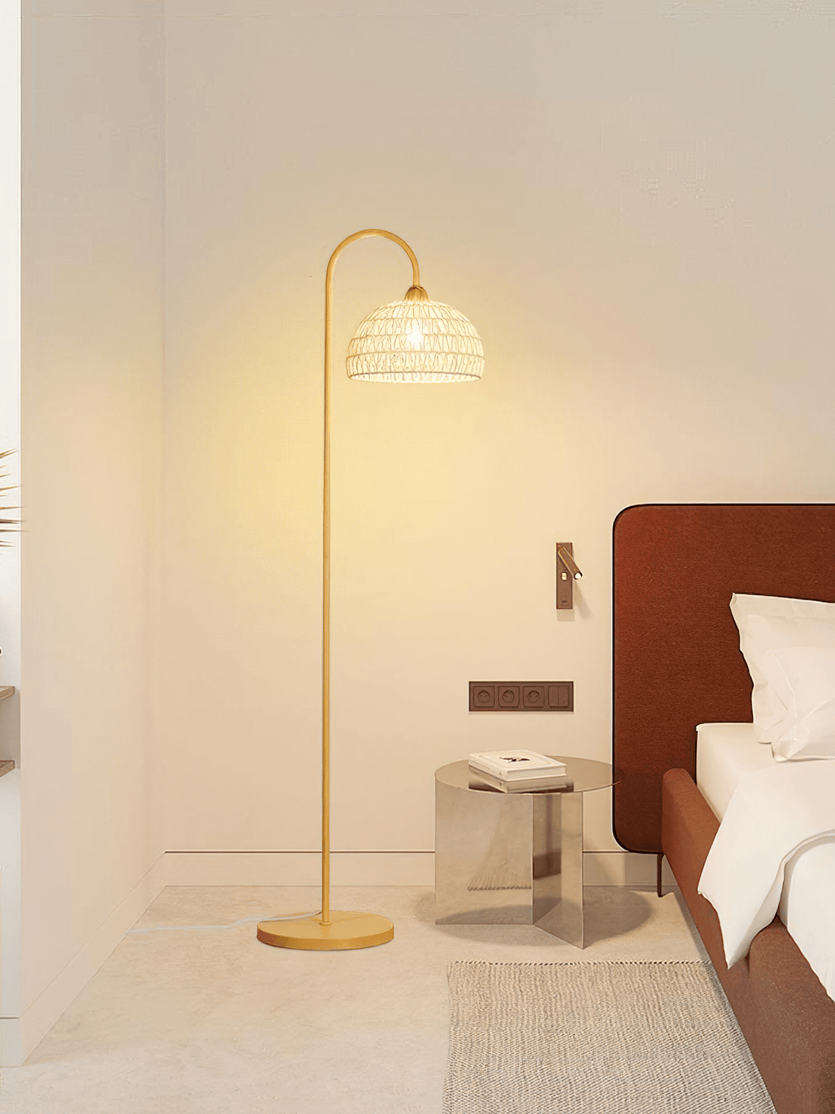 Tor vloerlamp minimalistisch beige