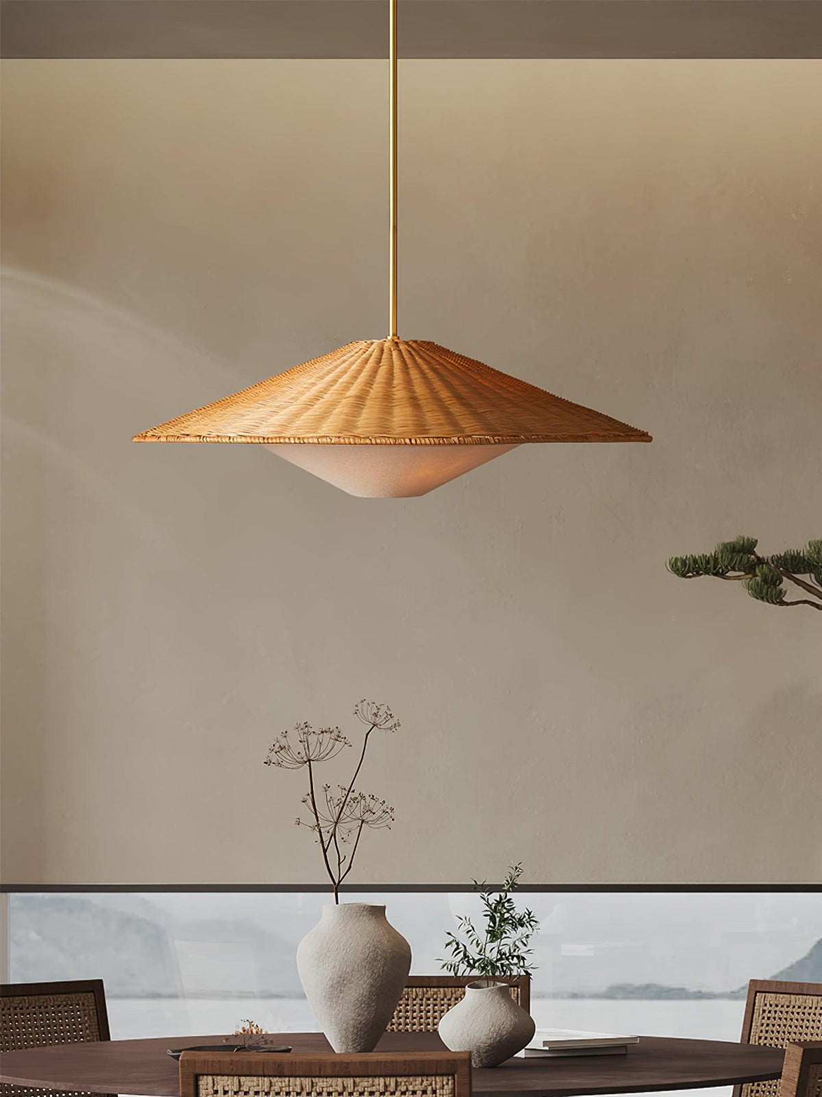 Kocan Rotan Minimalistische hanglamp