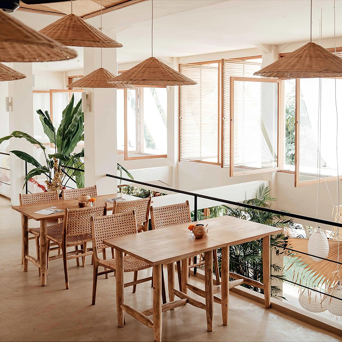 Kocan Rotan Minimalistische hanglamp