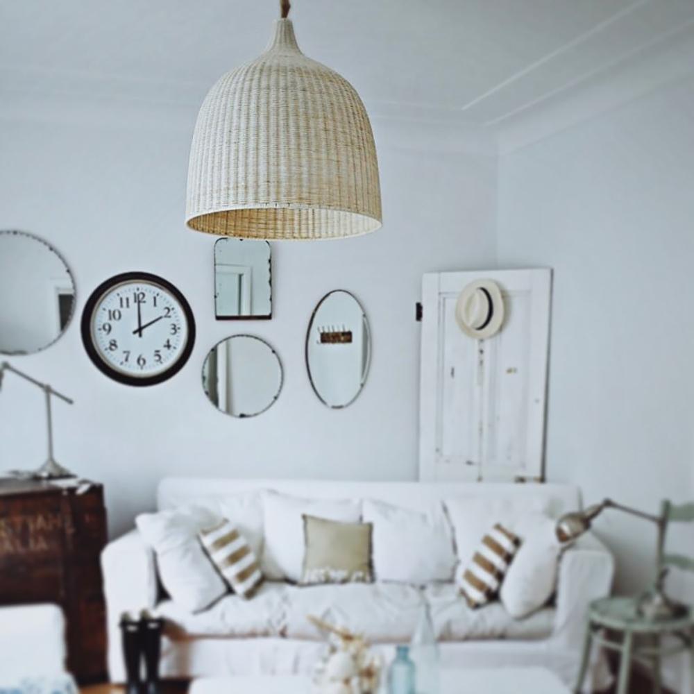 Ravisine rustieke hanglamp van rotan