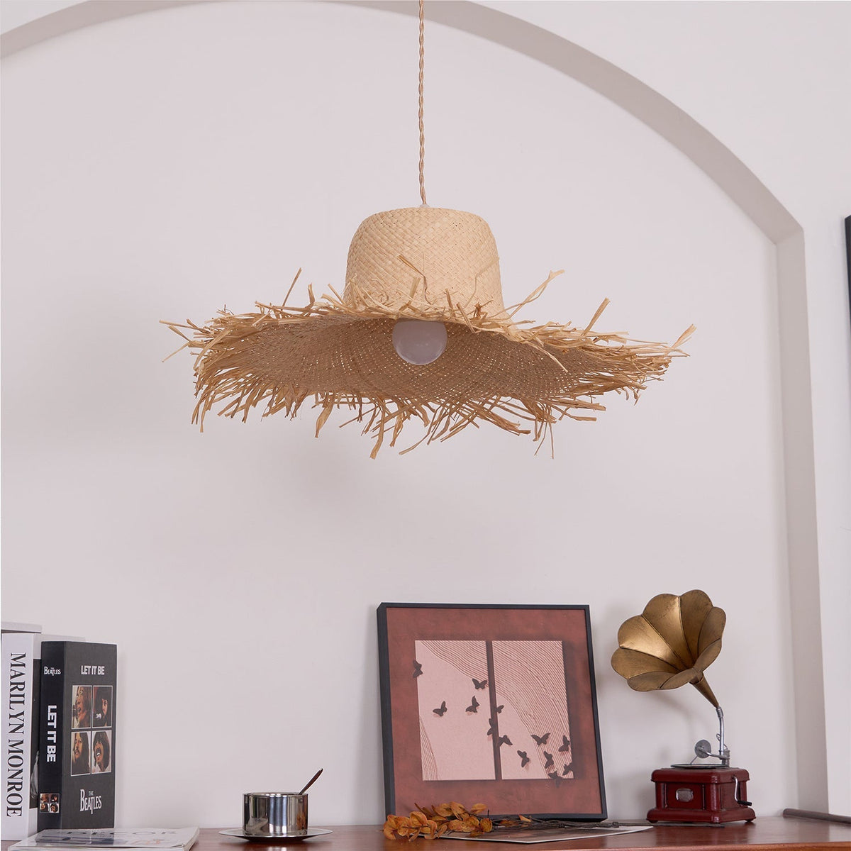 Vocan Rotan Vintage hanglamp