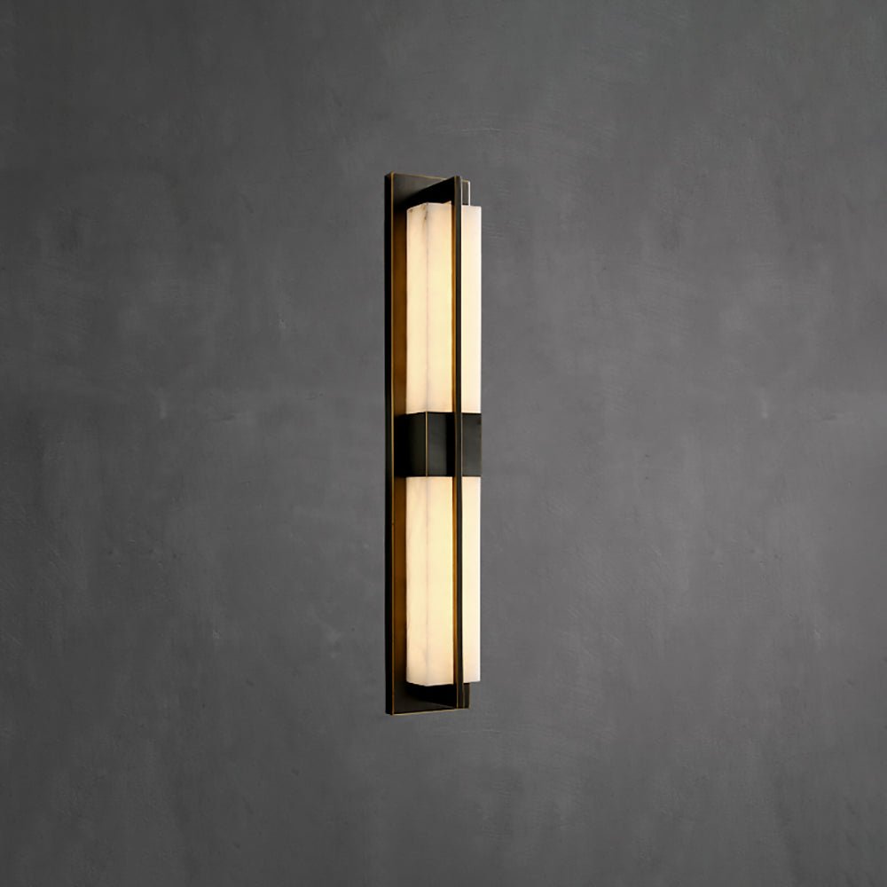 Laxor albast messing wandlamp