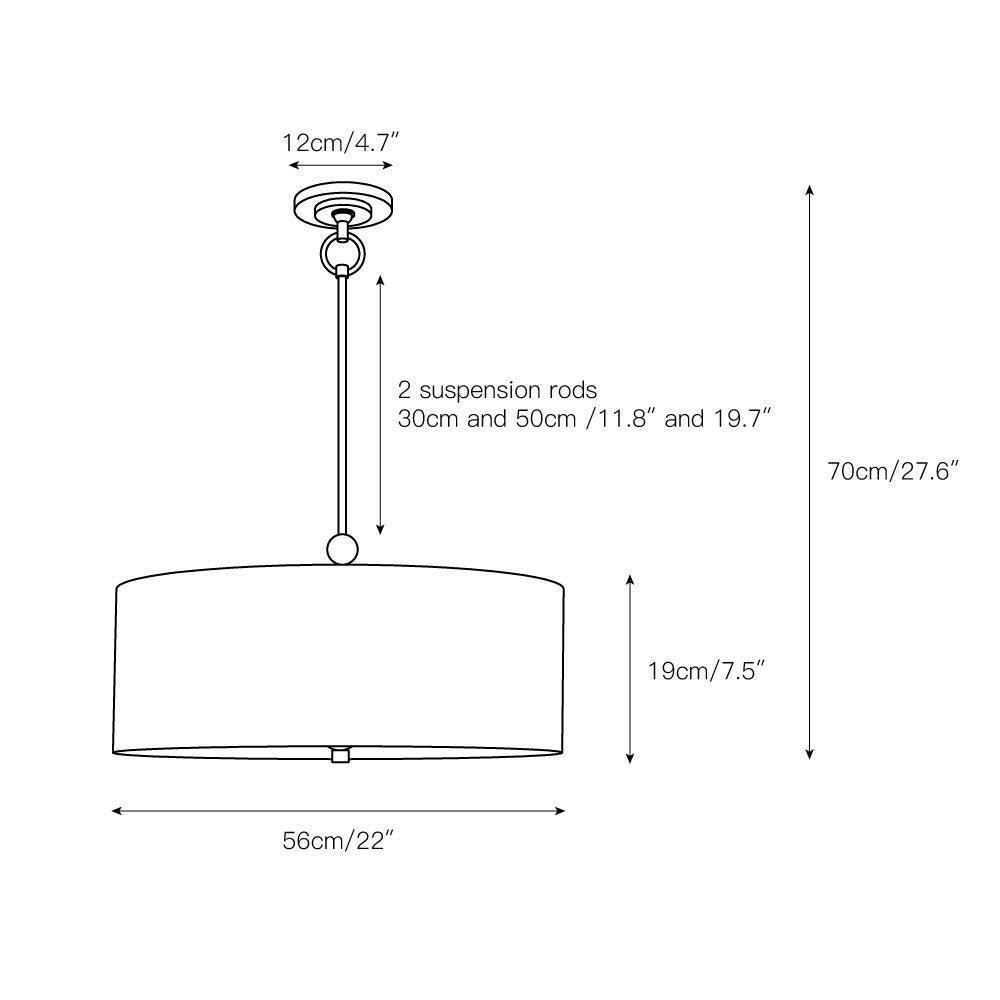 Rivirine hanglamp