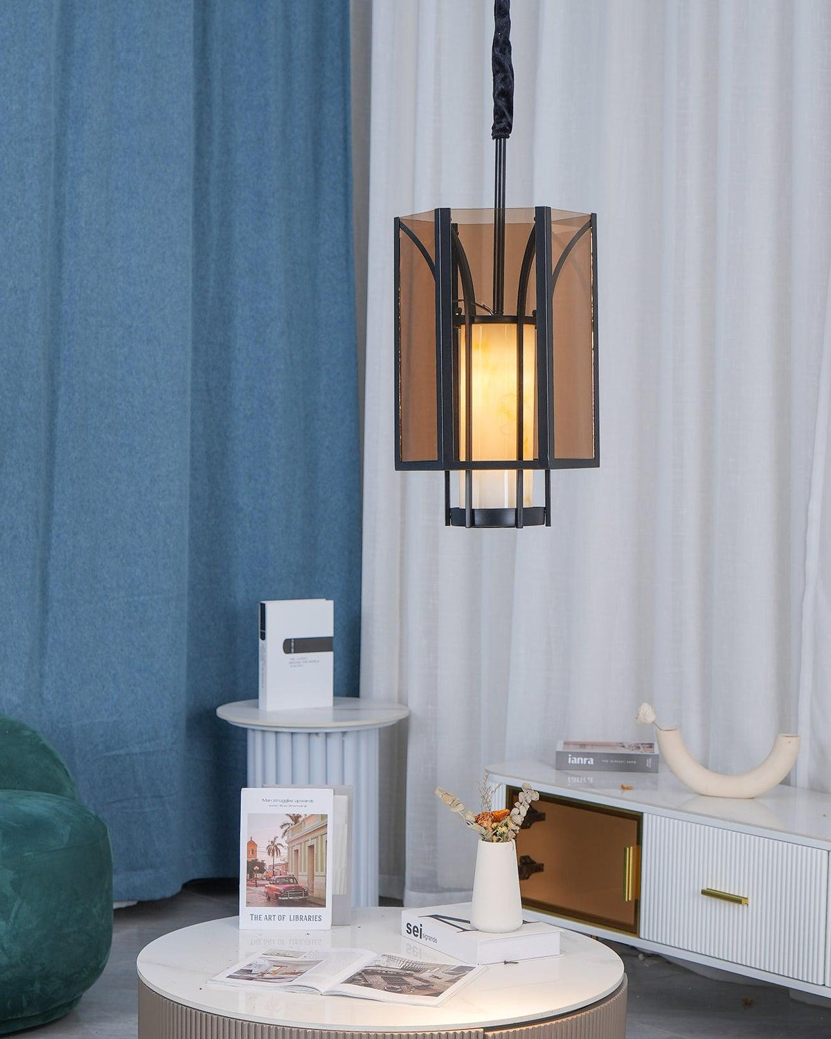 Sysila hanglamp van albast