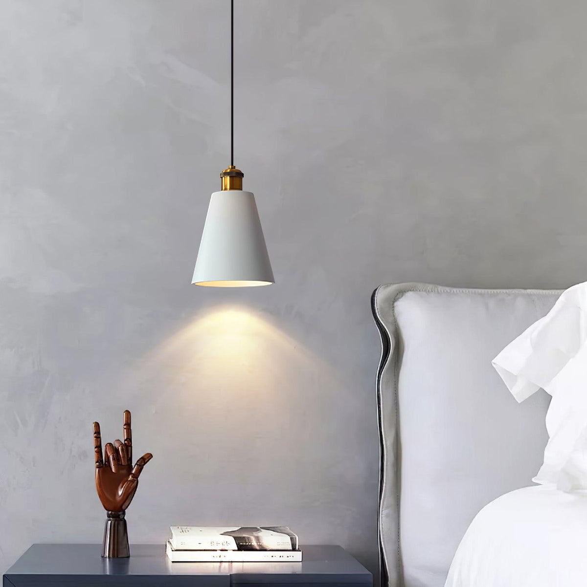 Trio Industriële hanglamp van hars