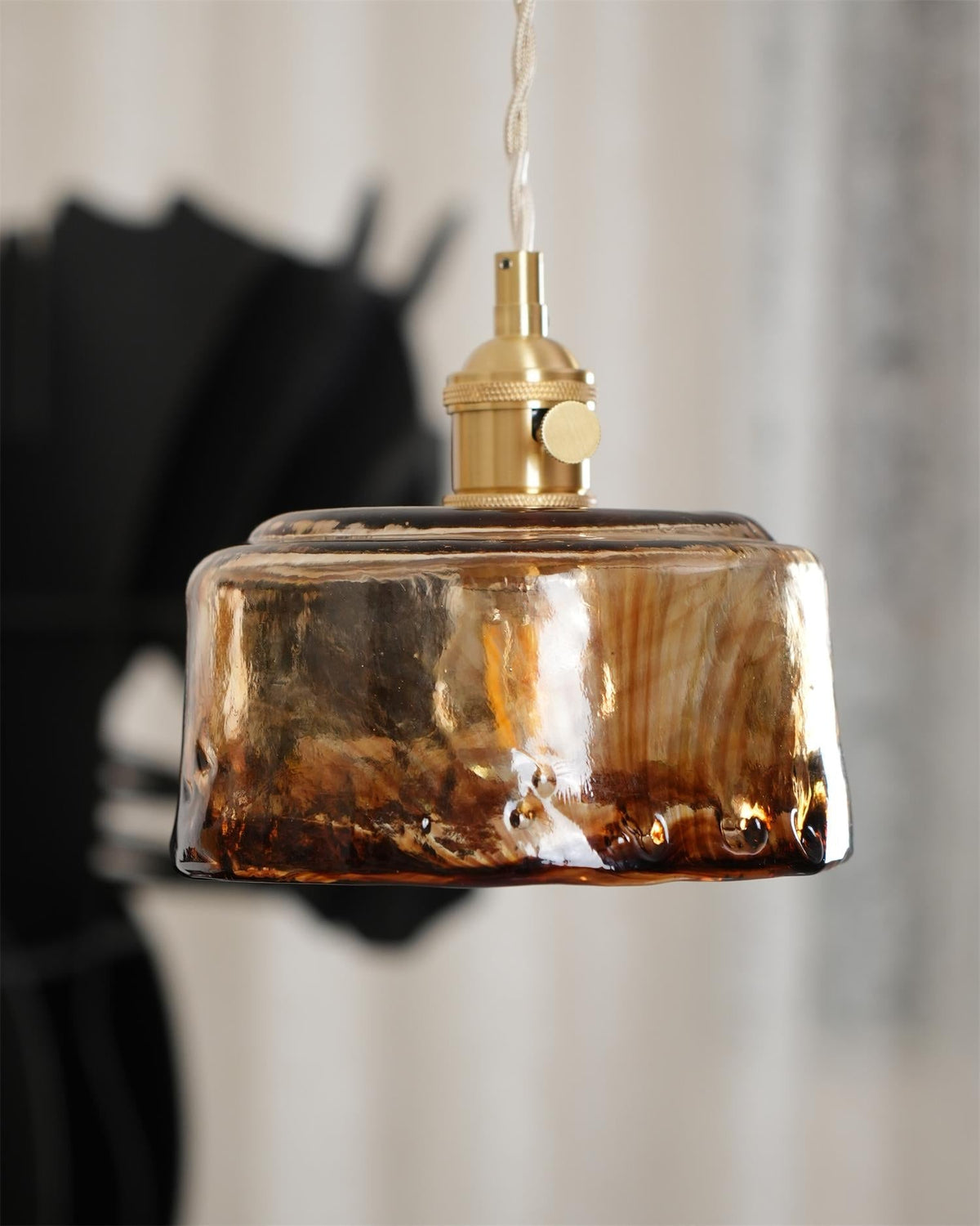 Velon Vintage Amber glas hanglamp