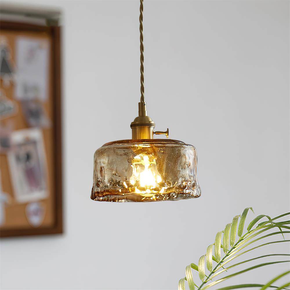 Velon Vintage Amber glas hanglamp