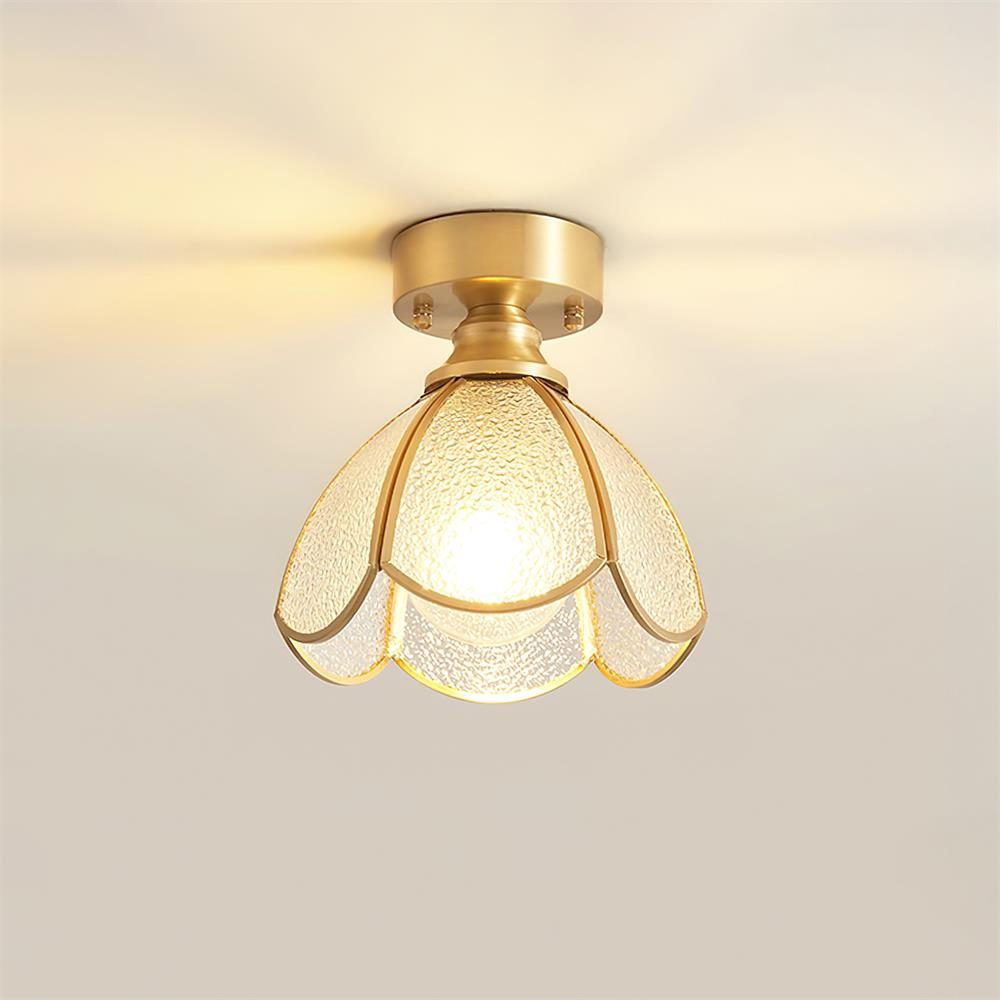 Nexo Tiffany-stijl plafondlamp met geëmailleerd glas