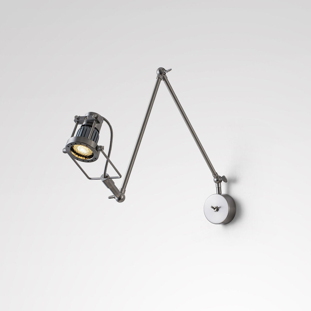Reznor verstelbare arm wandlamp